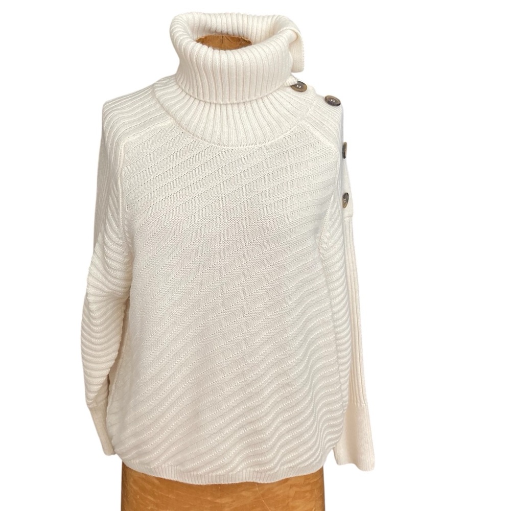 Marks & Spencer Cream Turtleneck Sweater